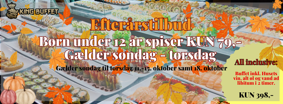 Kæmpe asiatisk buffet